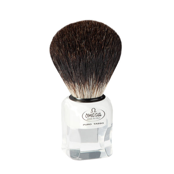 Pennello Da Barba Omega 6187 In Tasso Nero