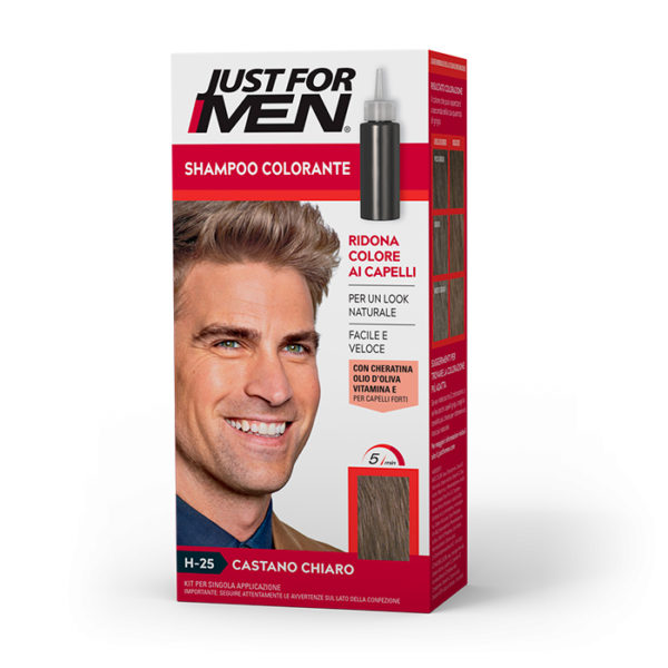 Just For Men Shampoo Colorante Castano Chiaro