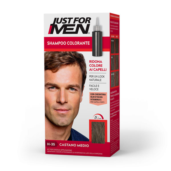 Just For Men Shampoo Colorante Castano Medio