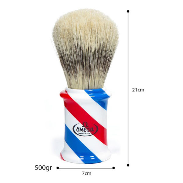 Pennellone Da Barba Omega Barber Pole 1003 - immagine 2